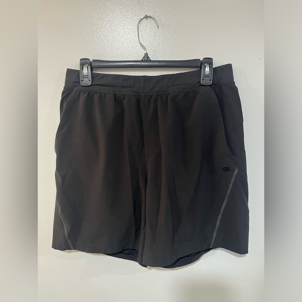 VRST Men’s M Lined Gym Training Shorts Black